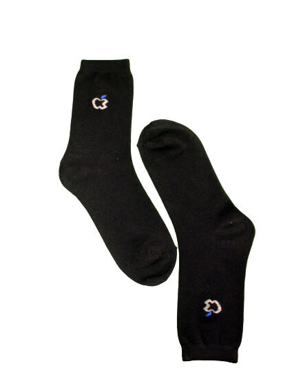 black apple socks